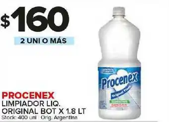 Carrefour Maxi Procenenx Limpiador Liq. Original x 1.8lt oferta