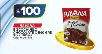 Carrefour Maxi Ravana Bizcochuelo Chocolate X 540 Grs oferta