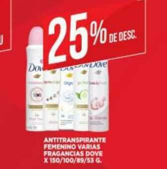 Supermercados DIA Antitranspirante Femenino Varias Fragancias Dove oferta