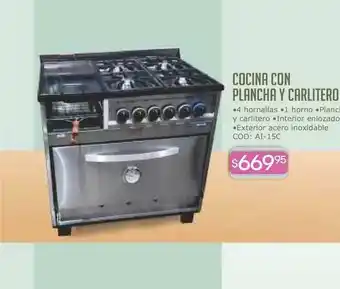 Cuotas del Sur Cocina Con Plancha Y Carlitero Ai-15c oferta