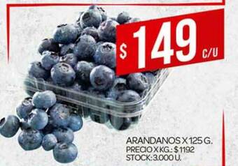 Supermercados DIA Arandanos oferta
