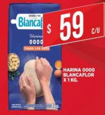 Supermercados DIA Harina 0000 Blancaflor x 1 kg oferta