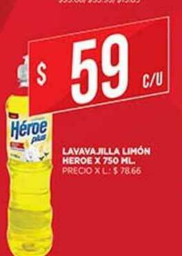 Supermercados DIA Lavavajilla Limon Heroe x 750 ml oferta