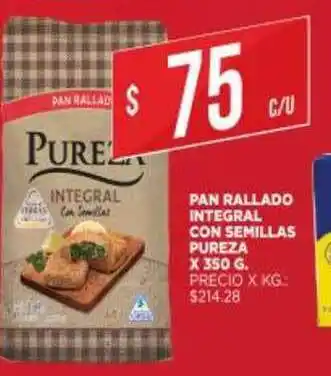 Supermercados DIA Pan Rallado Integral Con Semillas Pureza oferta