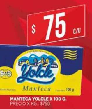 Supermercados DIA Manteca Yolcle oferta