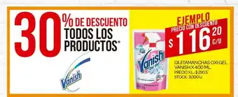 Supermercados DIA Quitamanchas Oxi Gel Vanish x 400 ml oferta