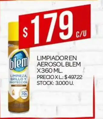 Supermercados DIA Limpiador En Aerosol Blem x 360 ml oferta