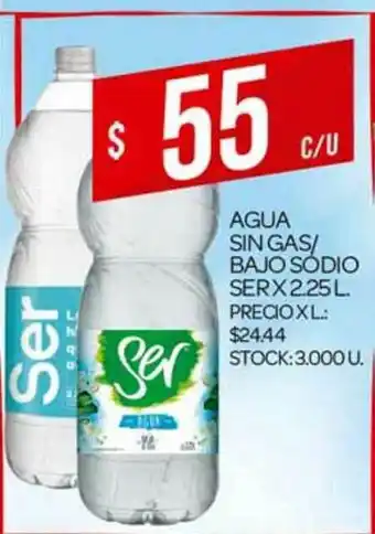 Supermercados DIA Agua Sin Gas Bajo Sodio Ser x 2.25 L oferta