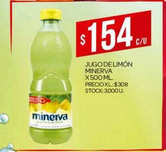 Supermercados DIA Jugo De Limón Minerva x 500 ml oferta