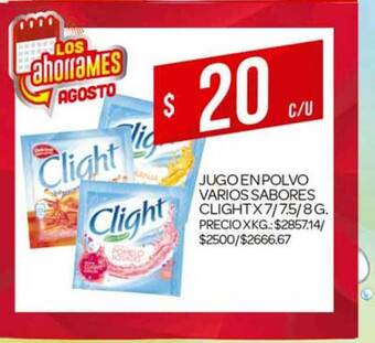 Supermercados DIA Jugo En Polvo Varios Sabores Clight oferta
