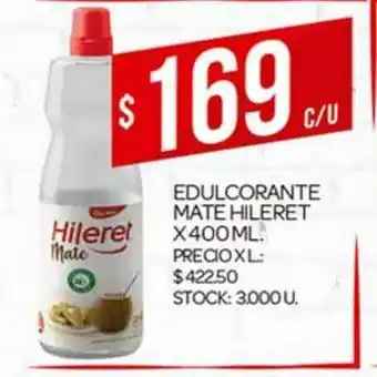 Supermercados DIA Edulcorante Mate Hileret x 400 ml oferta