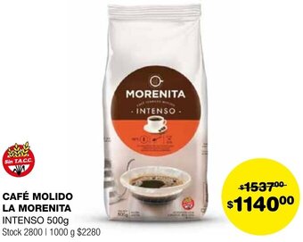 Atomo Conviene CAFÉ MOLIDO LA MORENITA INTENSO 500g oferta