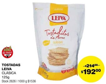 Atomo Conviene TOSTADAS LEIVA CLÁSICA 125g oferta