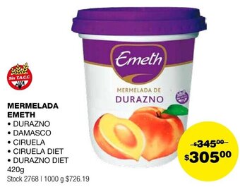 Atomo Conviene MERMELADA EMETH 420g oferta