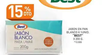 La Anonima Best Jabon En Pan Blanco x 200 g oferta