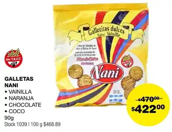 Atomo Conviene GALLETAS NANI 90g oferta