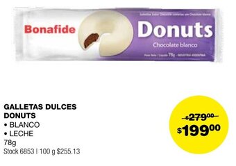 Atomo Conviene GALLETAS DULCES DONUTS 78g oferta