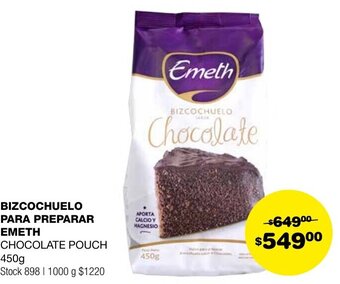 Atomo Conviene BIZCOCHUELO PARA PREPARAR EMETH CHOCOLATE POUCH 450g oferta