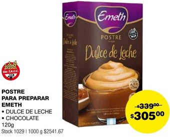 Atomo Conviene POSTRE PARA PREPARAR EMETH 120g oferta