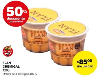 Atomo Conviene FLAN CREMIGAL 120g oferta