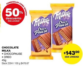 Atomo Conviene CHOCOLATE MILKA 45g oferta