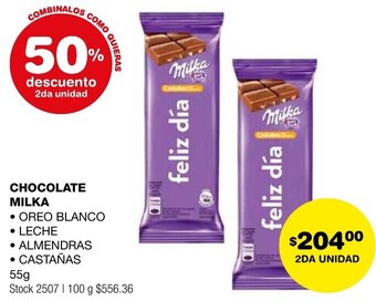 Atomo Conviene CHOCOLATE MILKA 55g oferta