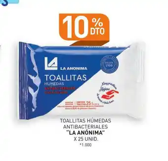 La Anonima Toallitas Húmedas Antibacteriales „la Anónima” oferta