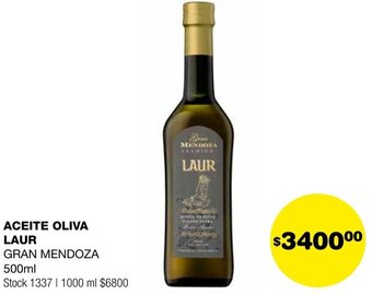 Atomo Conviene ACEITE OLIVA LAUR GRAN MENDOZA 500ml oferta