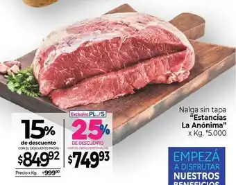 La Anonima Nalga Sin Tapa „estancias La Anónimas” 15% De Descuento oferta