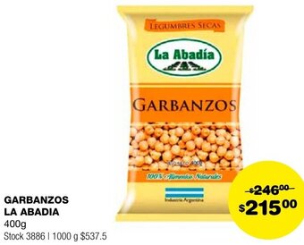 Atomo Conviene GARBANZOS LA ABADIA 400g oferta