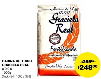 Atomo Conviene HARINA DE TRIGO GRACIELA REAL 0000 1000g oferta