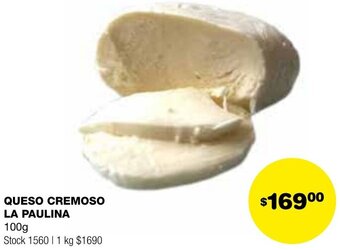 Atomo Conviene QUESO CREMOSO LA PAULINA 100g oferta