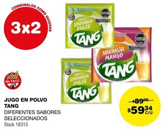 Atomo Conviene JUGO EN POLVO TANG oferta