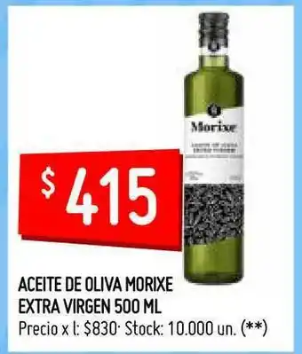 Changomas Acaeite De Olivia Morixe Extra Virgen 500 Ml oferta
