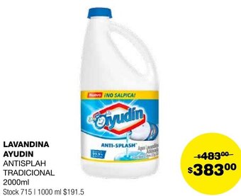 Atomo Conviene LAVANDINA AYUDIN ANTISPLAH TRADICIONAL 2000ml oferta