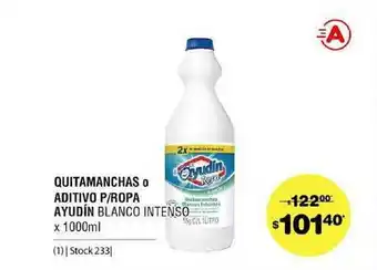 Atomo Conviene Quitamanchas O Aditivo P-ropa Ayudin x 100 ml oferta