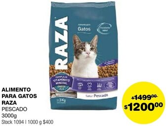 Atomo Conviene ALIMENTO PARA GATOS RAZA PESCADO 3000g oferta