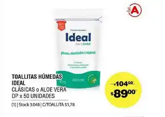 Atomo Conviene Tolallita Húmedas Ideal oferta
