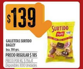 Supermercados Vea Galletitas Surtido Bagley oferta