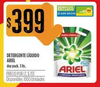 Supermercados Vea Detergente Liquido Ariel oferta