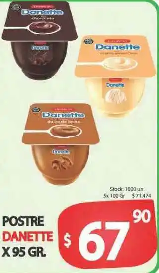 Postre Danette x 95gr