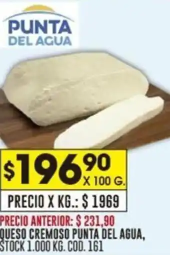 Coto QUESO CREMOSO PUNTA DEL AGUA 100g oferta