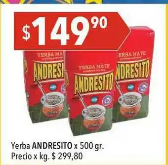 Hergo Yerba Andresito X 500 Gr oferta