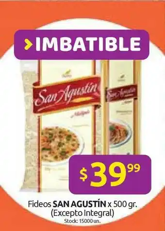 Cordiez San Agustin Fideos x 500gr oferta