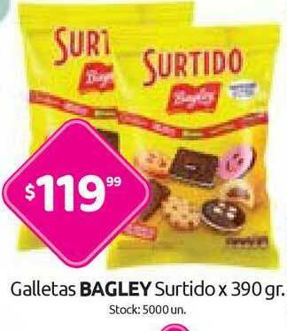 Cordiez Bagley Galletas Surtido x 390gr oferta