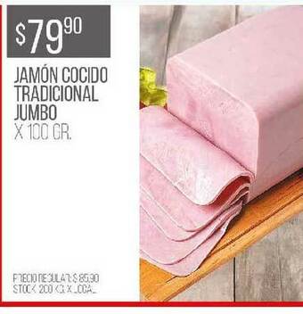 Disco Jamón Cocido Tradicional Jumbo x 100gr oferta