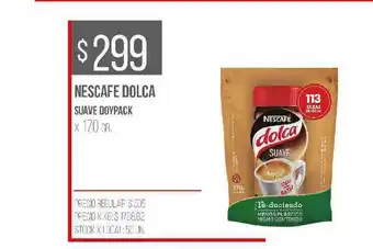 Disco Nescafe Dolca Suave Doypack x 170gr oferta