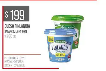 Disco Queso Finlandia Balance Light x 290gr oferta
