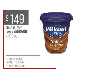 Disco Dulce De Leche Familiar Milkaut x 405gr oferta
