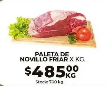 Super MAMI Paleta De Novillo Friar oferta